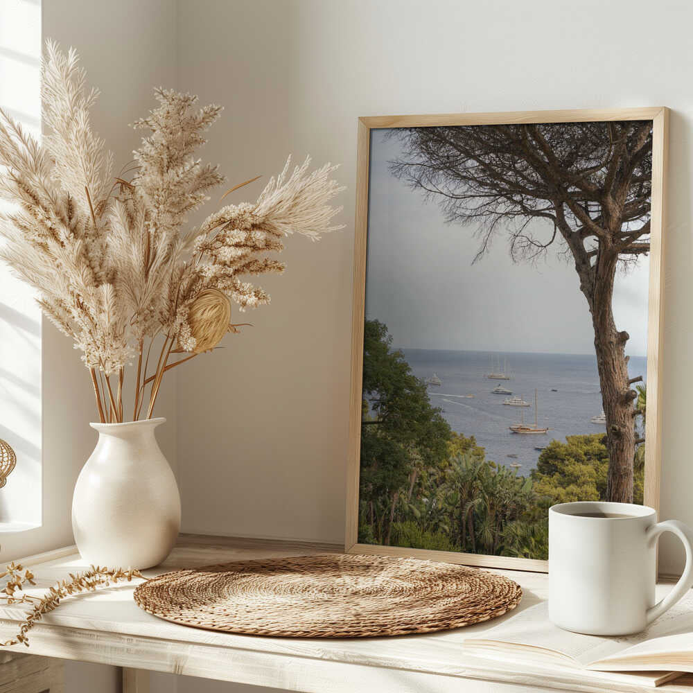 Capri Sea View - Stretched Canvas, Poster or Fine Art Print - I Heart Wall Art - Poster Print, Canvas Print or Framed Art Print