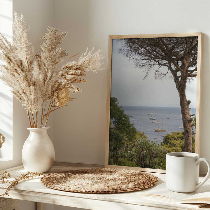 Capri Sea View - Stretched Canvas, Poster or Fine Art Print - I Heart Wall Art - Poster Print, Canvas Print or Framed Art Print
