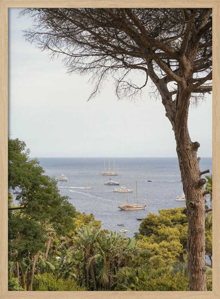 Capri Sea View - Stretched Canvas, Poster or Fine Art Print - I Heart Wall Art - Poster Print, Canvas Print or Framed Art Print