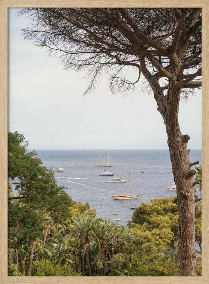 Capri Sea View - Stretched Canvas, Poster or Fine Art Print - I Heart Wall Art - Poster Print, Canvas Print or Framed Art Print