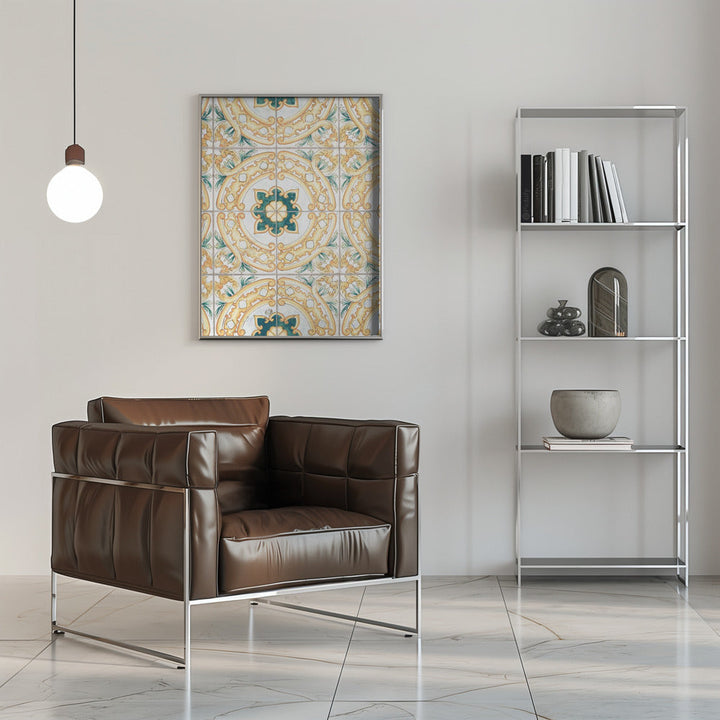 Capri Tiles - Stretched Canvas, Poster or Fine Art Print I Heart Wall Art