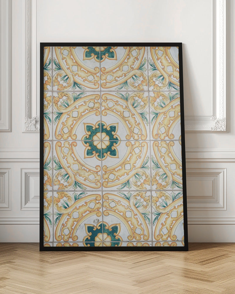 Capri Tiles - Stretched Canvas, Poster or Fine Art Print I Heart Wall Art