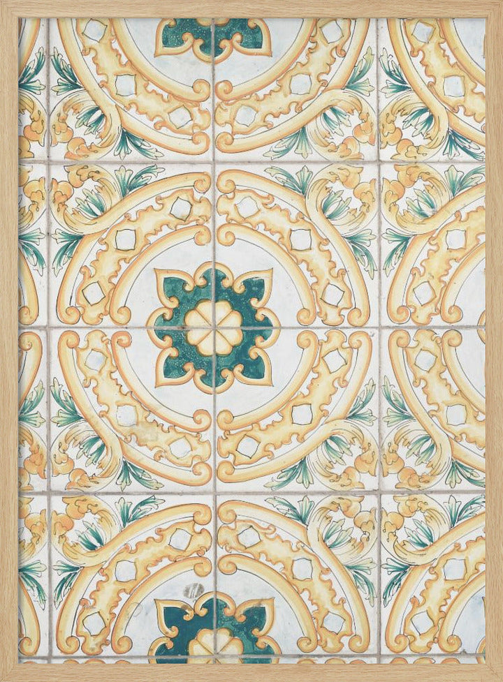 Capri Tiles - Stretched Canvas, Poster or Fine Art Print I Heart Wall Art