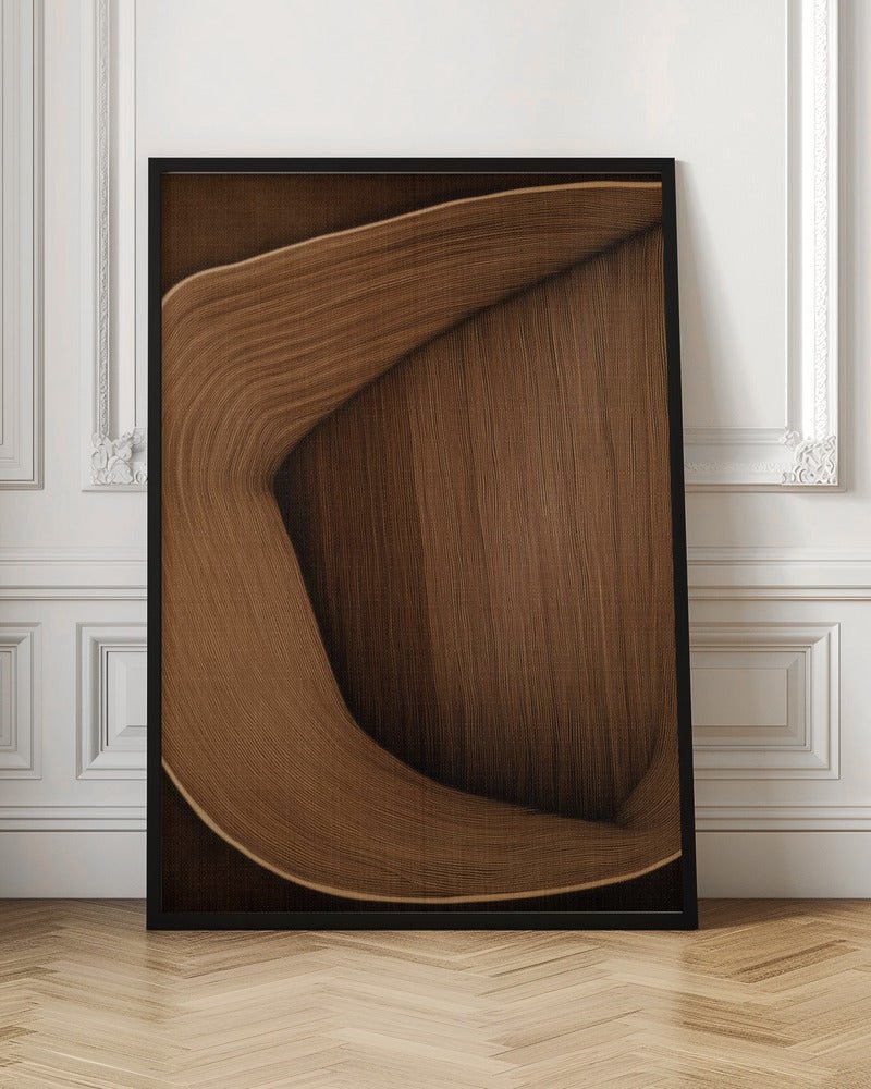 Caramel lines I - Stretched Canvas, Poster or Fine Art Print - I Heart Wall Art - Poster Print, Canvas Print or Framed Art Print