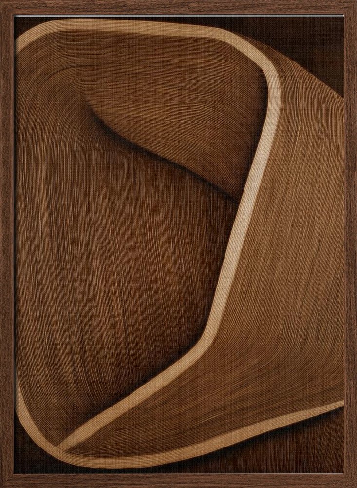 Caramel lines II - Stretched Canvas, Poster or Fine Art Print - I Heart Wall Art - Poster Print, Canvas Print or Framed Art Print