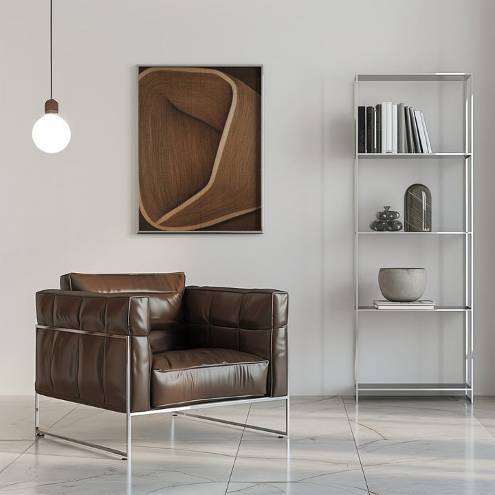Caramel lines II - Stretched Canvas, Poster or Fine Art Print - I Heart Wall Art - Poster Print, Canvas Print or Framed Art Print