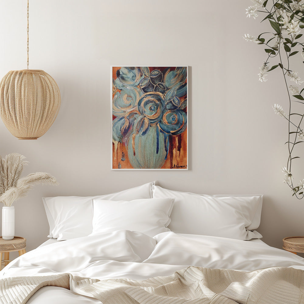 Caribbean Blooms - Stretched Canvas, Poster or Fine Art Print I Heart Wall Art