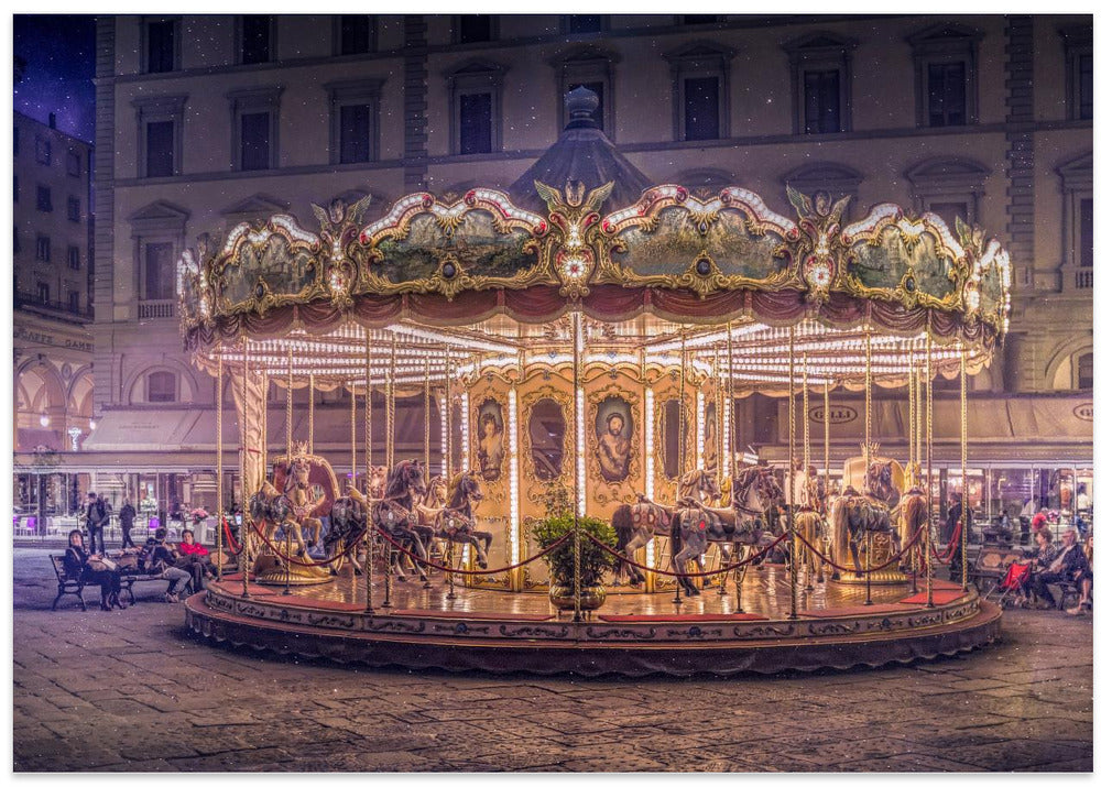 Carousel - Stretched Canvas, Poster or Fine Art Print I Heart Wall Art