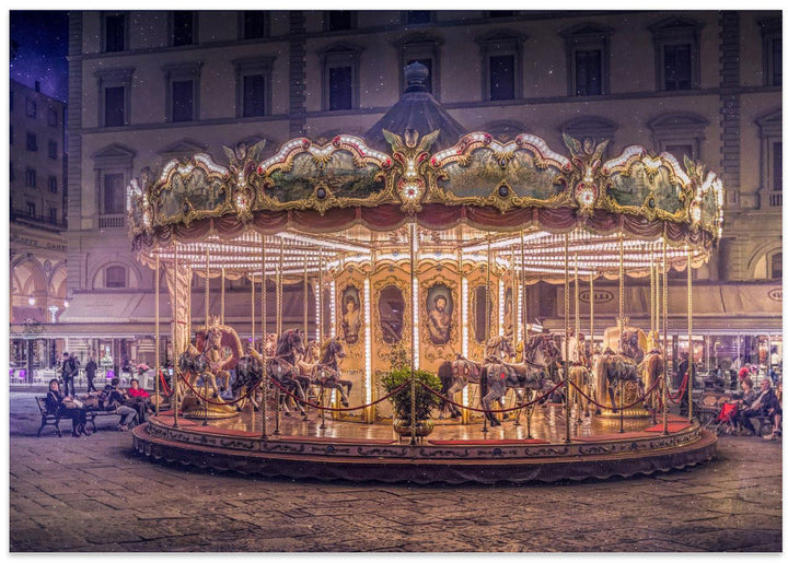 Carousel - Stretched Canvas, Poster or Fine Art Print I Heart Wall Art