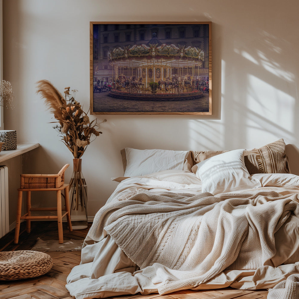 Carousel - Stretched Canvas, Poster or Fine Art Print I Heart Wall Art