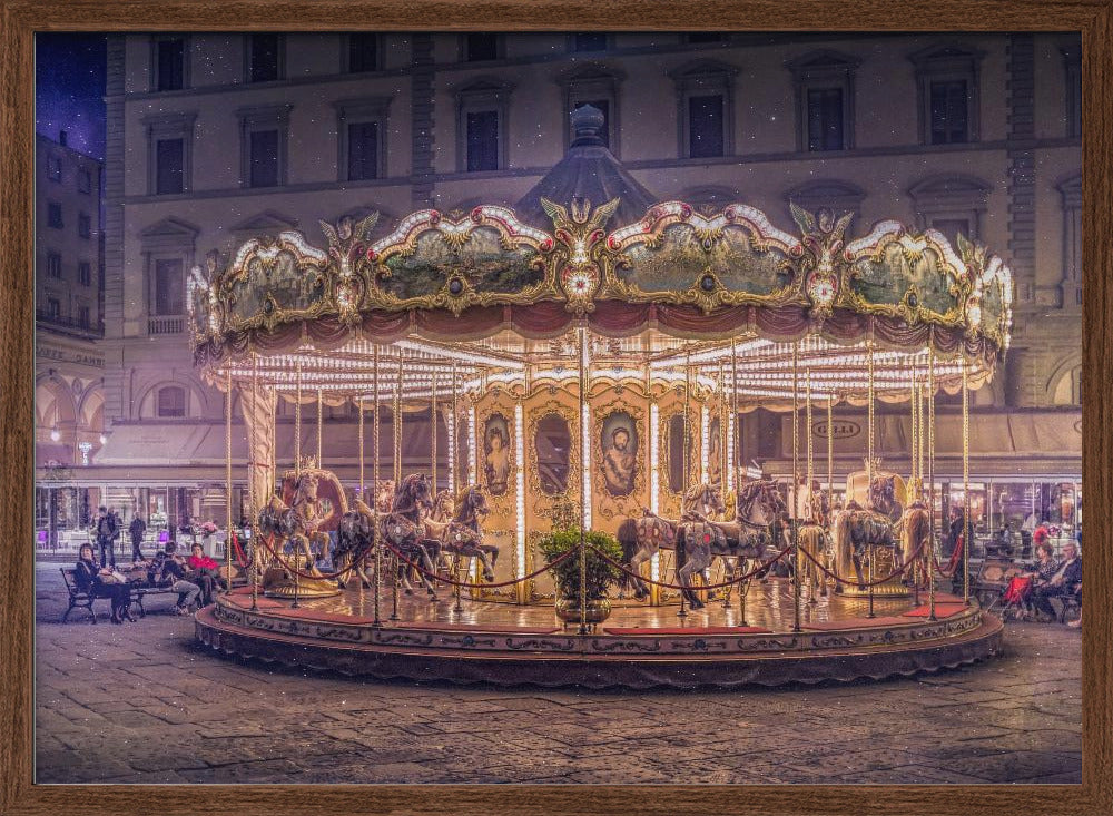 Carousel - Stretched Canvas, Poster or Fine Art Print I Heart Wall Art