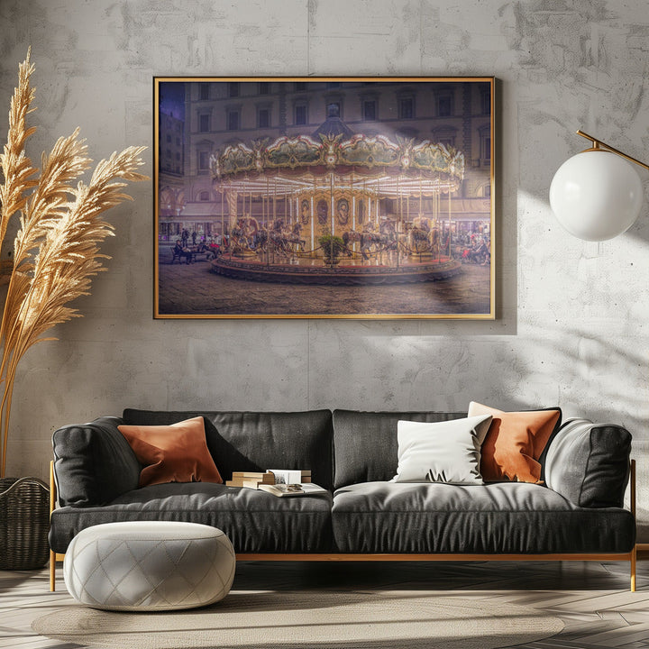 Carousel - Stretched Canvas, Poster or Fine Art Print I Heart Wall Art