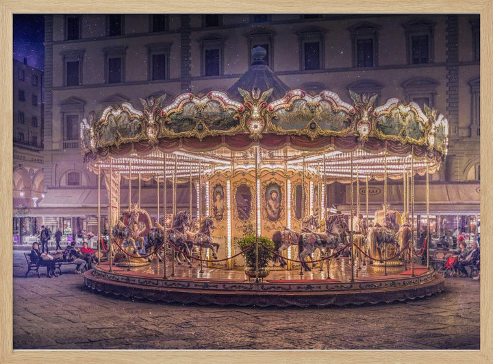 Carousel - Stretched Canvas, Poster or Fine Art Print I Heart Wall Art