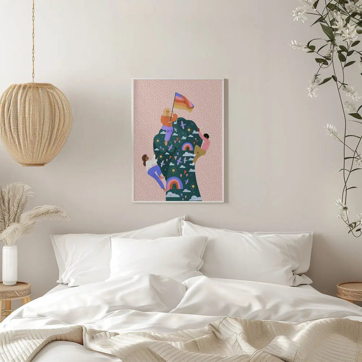 Celebrating Pride - Stretched Canvas, Poster or Fine Art Print I Heart Wall Art