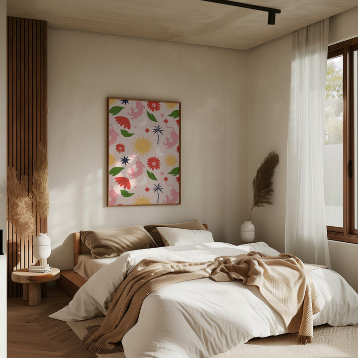 Celestial Jungle - Stretched Canvas, Poster or Fine Art Print I Heart Wall Art