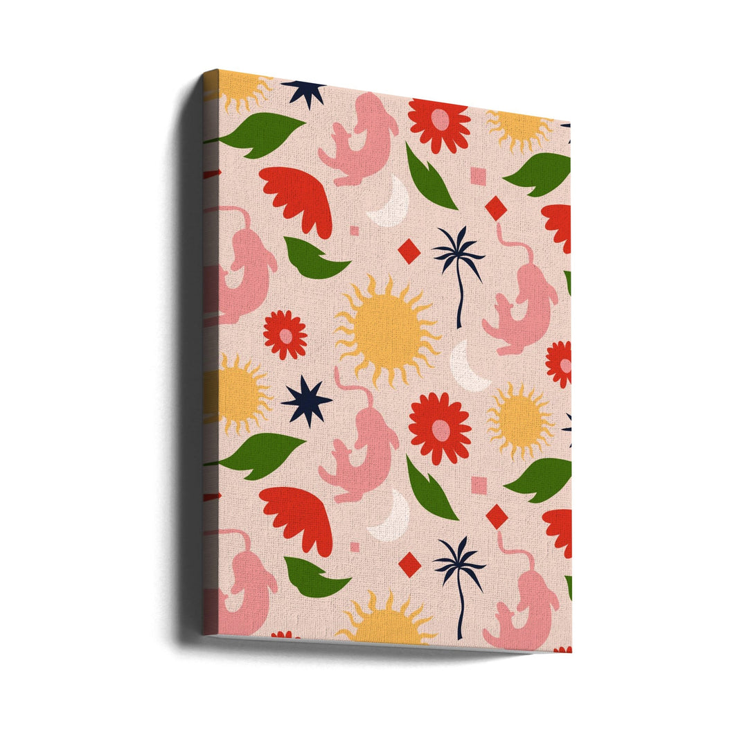 Celestial Jungle - Stretched Canvas, Poster or Fine Art Print I Heart Wall Art