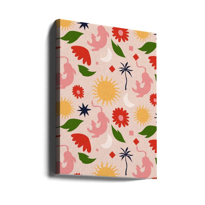Celestial Jungle - Stretched Canvas, Poster or Fine Art Print I Heart Wall Art