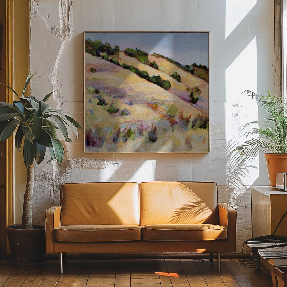 Central Coast - Square Stretched Canvas, Poster or Fine Art Print - I Heart Wall Art - Poster Print, Canvas Print or Framed Art Print