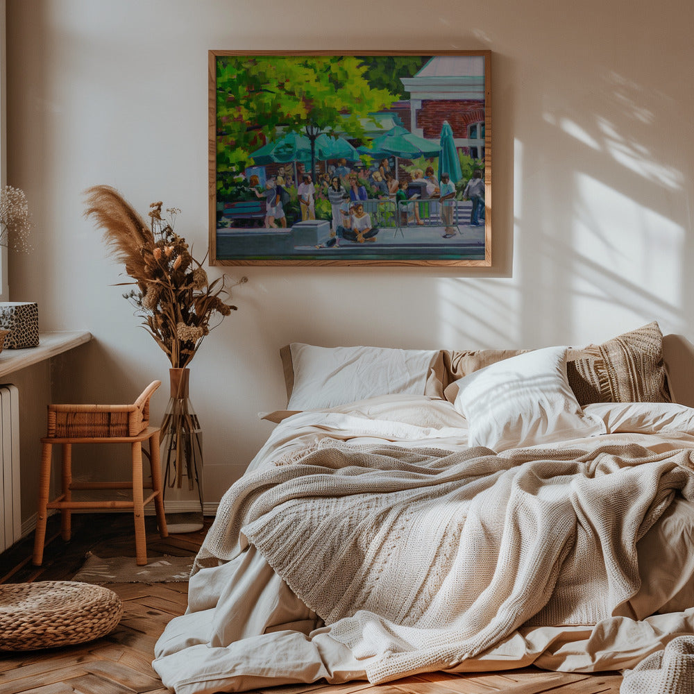 Central Park Boat House - Stretched Canvas, Poster or Fine Art Print I Heart Wall Art