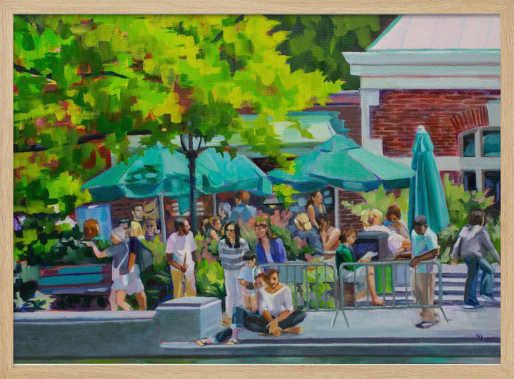 Central Park Boat House - Stretched Canvas, Poster or Fine Art Print I Heart Wall Art