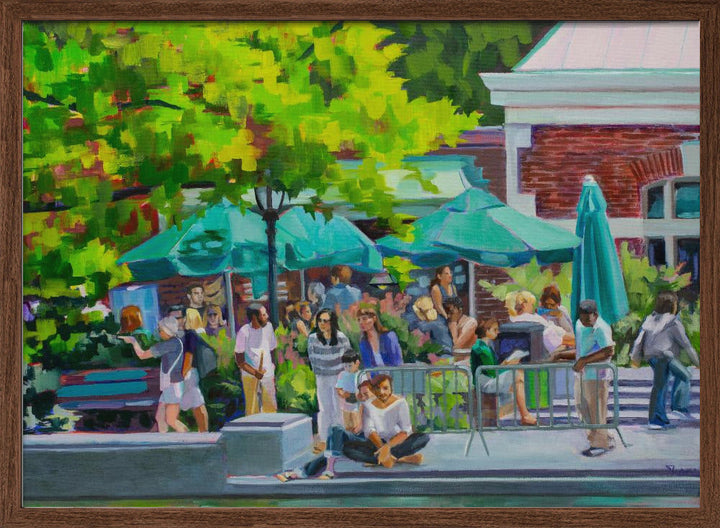 Central Park Boat House - Stretched Canvas, Poster or Fine Art Print I Heart Wall Art