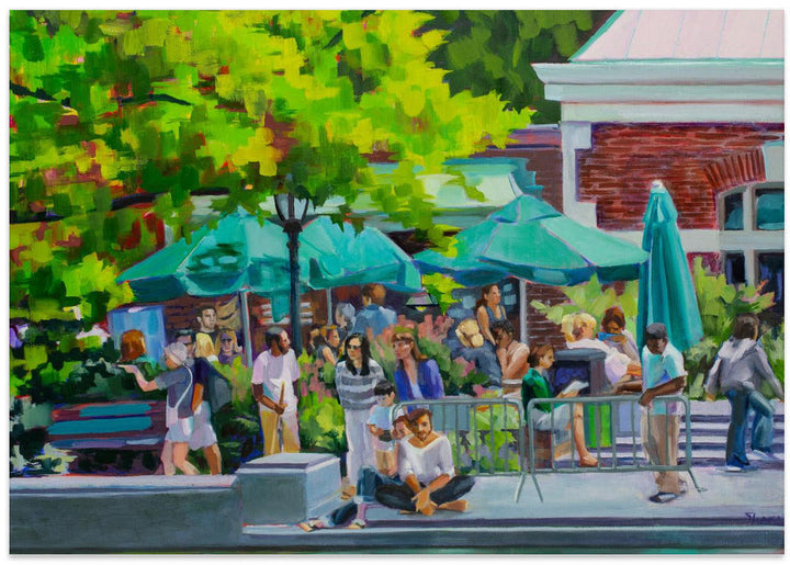 Central Park Boat House - Stretched Canvas, Poster or Fine Art Print I Heart Wall Art