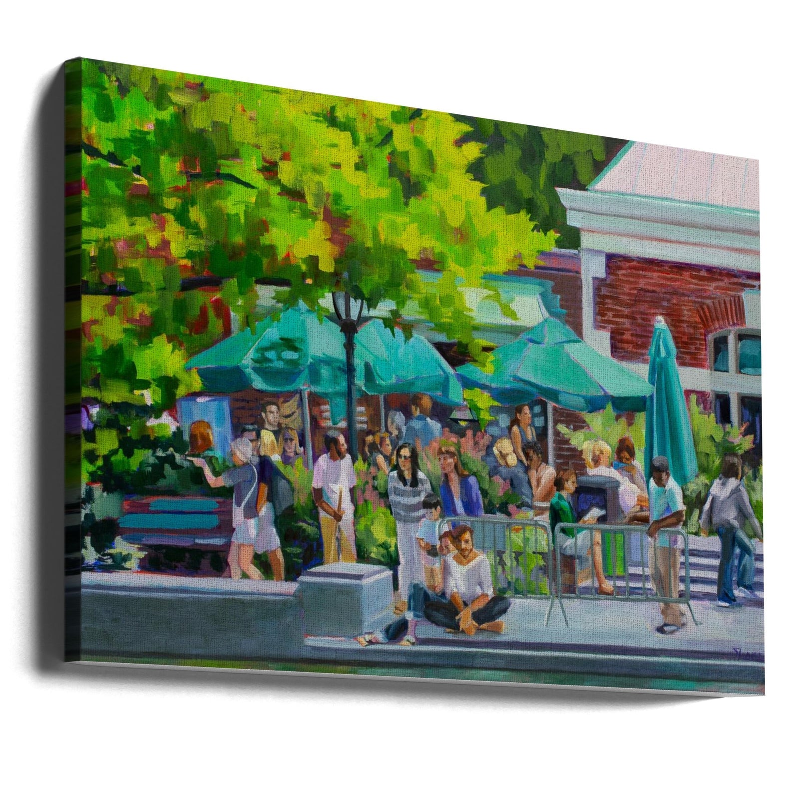 Central Park Boat House - Stretched Canvas, Poster or Fine Art Print I Heart Wall Art