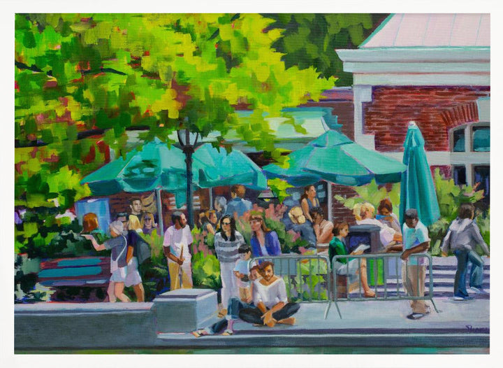 Central Park Boat House - Stretched Canvas, Poster or Fine Art Print I Heart Wall Art