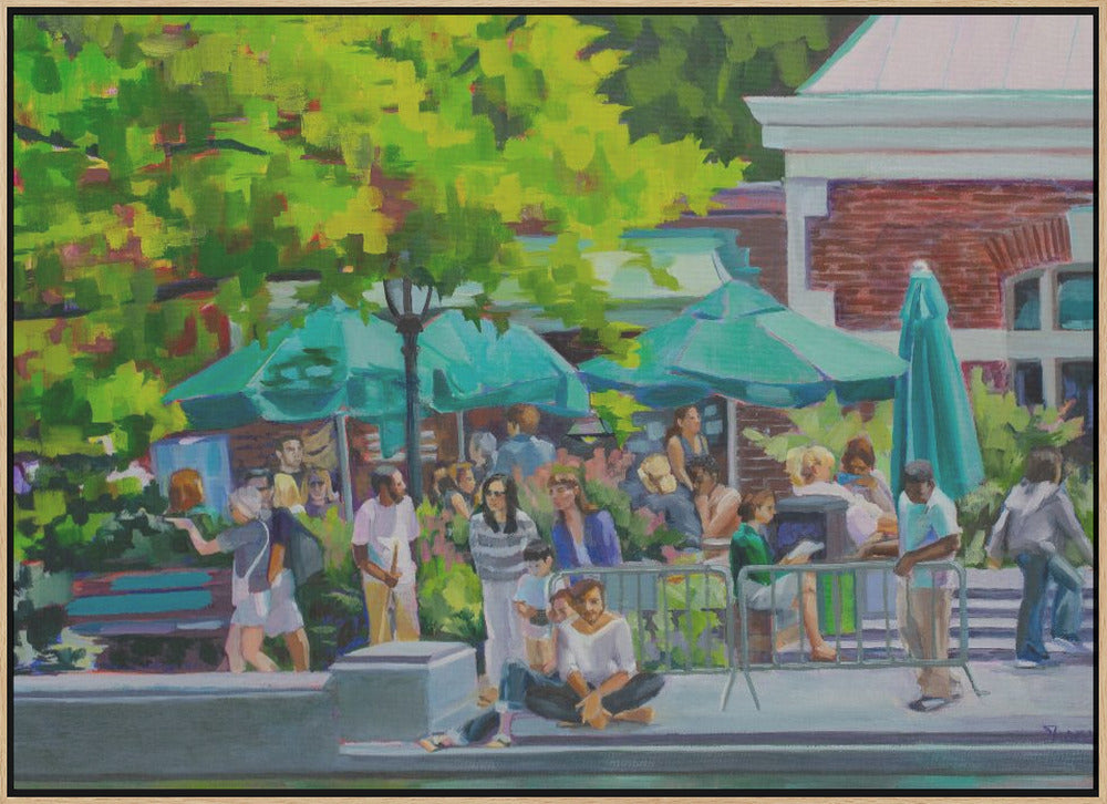 Central Park Boat House - Stretched Canvas, Poster or Fine Art Print I Heart Wall Art