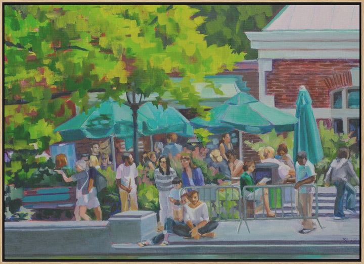 Central Park Boat House - Stretched Canvas, Poster or Fine Art Print I Heart Wall Art