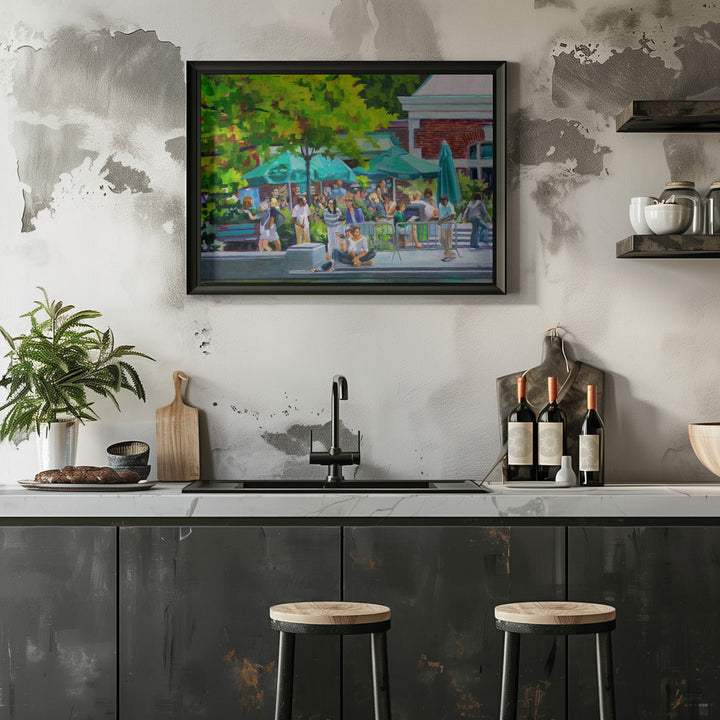 Central Park Boat House - Stretched Canvas, Poster or Fine Art Print I Heart Wall Art