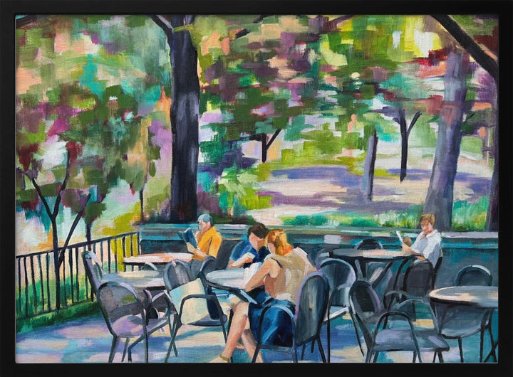 Central Park Terrace Again - Stretched Canvas, Poster or Fine Art Print I Heart Wall Art