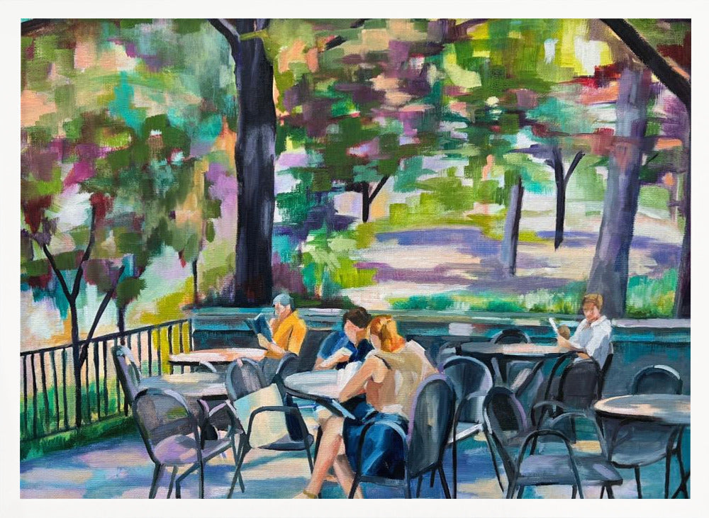 Central Park Terrace Again - Stretched Canvas, Poster or Fine Art Print I Heart Wall Art