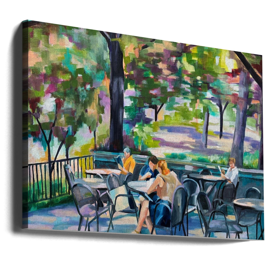 Central Park Terrace Again - Stretched Canvas, Poster or Fine Art Print I Heart Wall Art