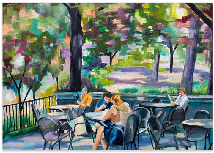 Central Park Terrace Again - Stretched Canvas, Poster or Fine Art Print I Heart Wall Art