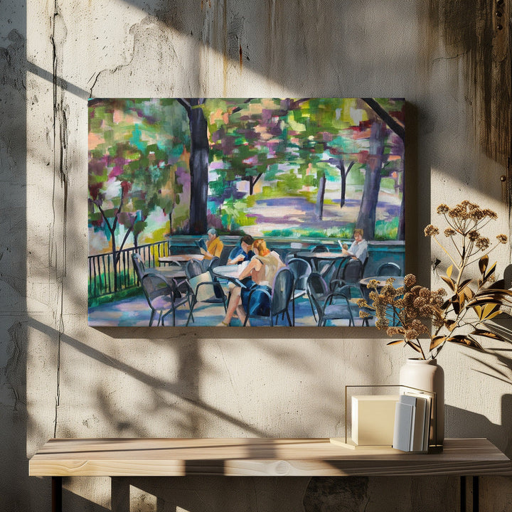 Central Park Terrace Again - Stretched Canvas, Poster or Fine Art Print I Heart Wall Art