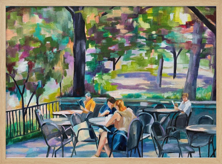 Central Park Terrace Again - Stretched Canvas, Poster or Fine Art Print I Heart Wall Art