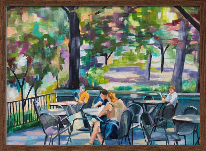 Central Park Terrace Again - Stretched Canvas, Poster or Fine Art Print I Heart Wall Art