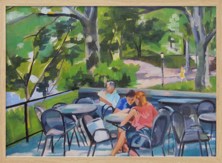 Central Park Terrace - Stretched Canvas, Poster or Fine Art Print I Heart Wall Art