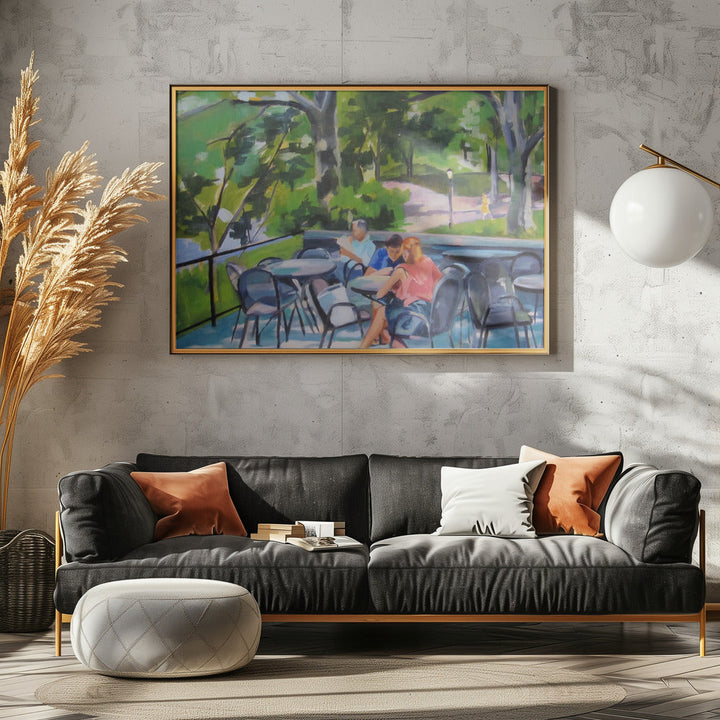 Central Park Terrace - Stretched Canvas, Poster or Fine Art Print I Heart Wall Art