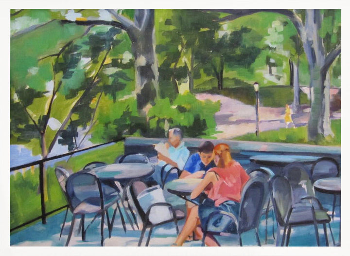 Central Park Terrace - Stretched Canvas, Poster or Fine Art Print I Heart Wall Art