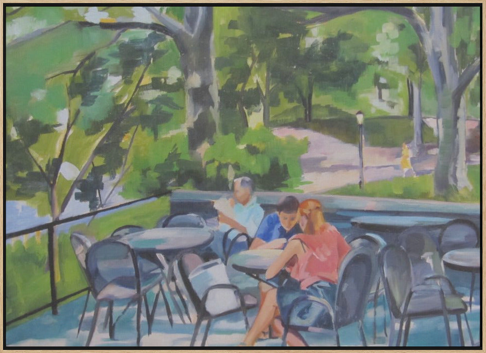 Central Park Terrace - Stretched Canvas, Poster or Fine Art Print I Heart Wall Art