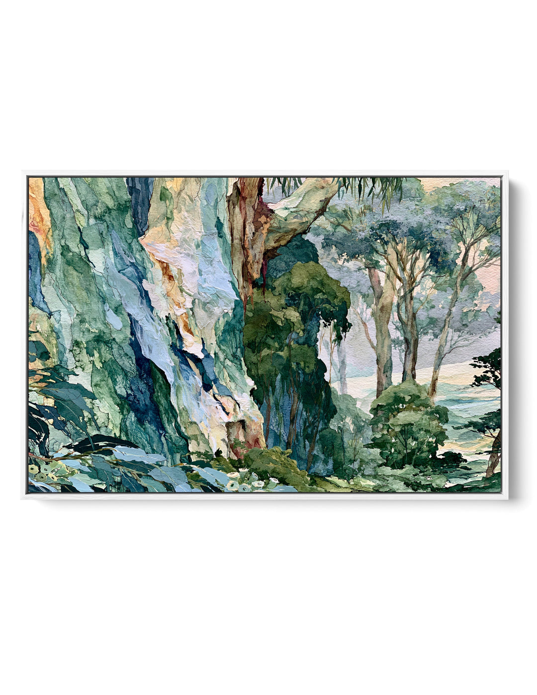 xxxx by IHeartStudio - Australian Eucalypt Bark Canvas Print