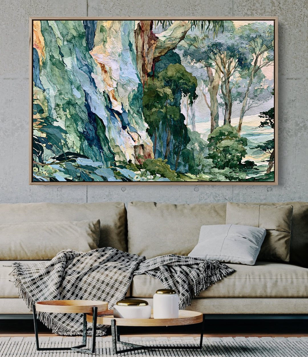 xxxx by IHeartStudio - Australian Eucalypt Bark Canvas Print