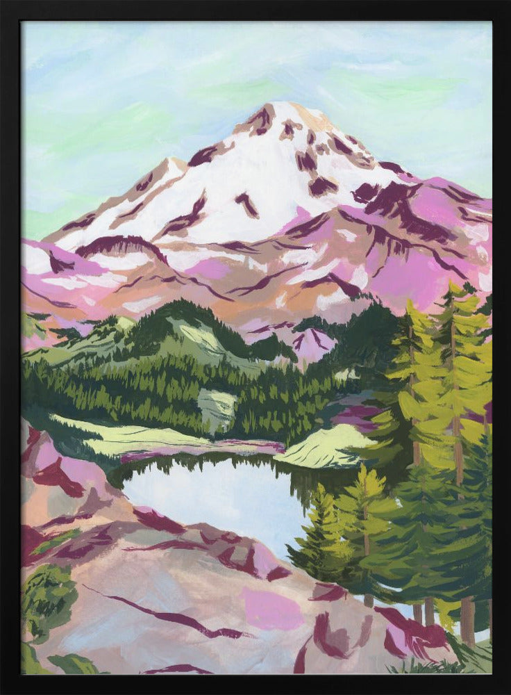 Chain Lakes - Stretched Canvas, Poster or Fine Art Print I Heart Wall Art