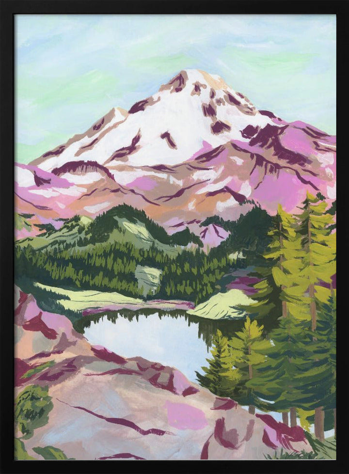 Chain Lakes - Stretched Canvas, Poster or Fine Art Print I Heart Wall Art