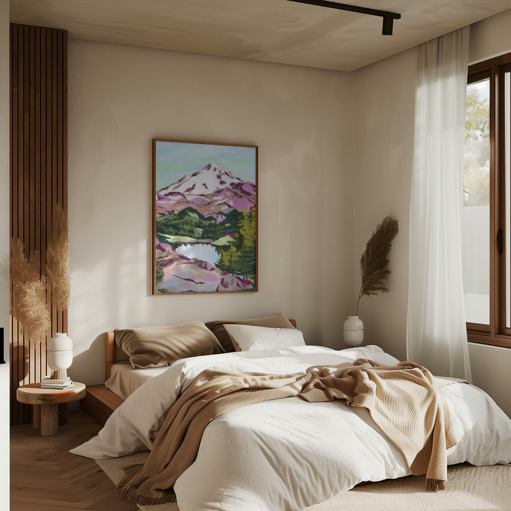Chain Lakes - Stretched Canvas, Poster or Fine Art Print I Heart Wall Art