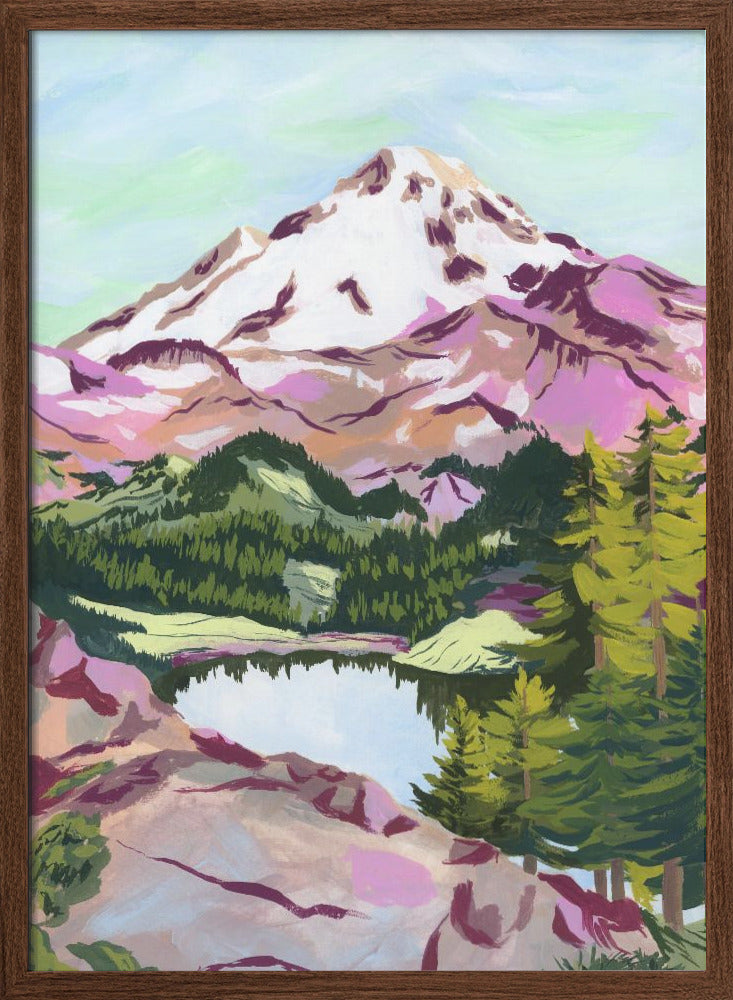 Chain Lakes - Stretched Canvas, Poster or Fine Art Print I Heart Wall Art