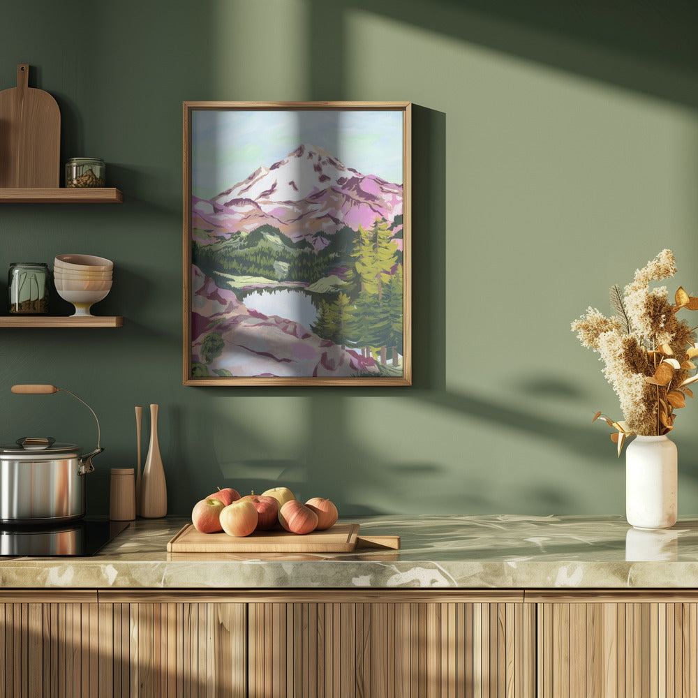 Chain Lakes - Stretched Canvas, Poster or Fine Art Print I Heart Wall Art
