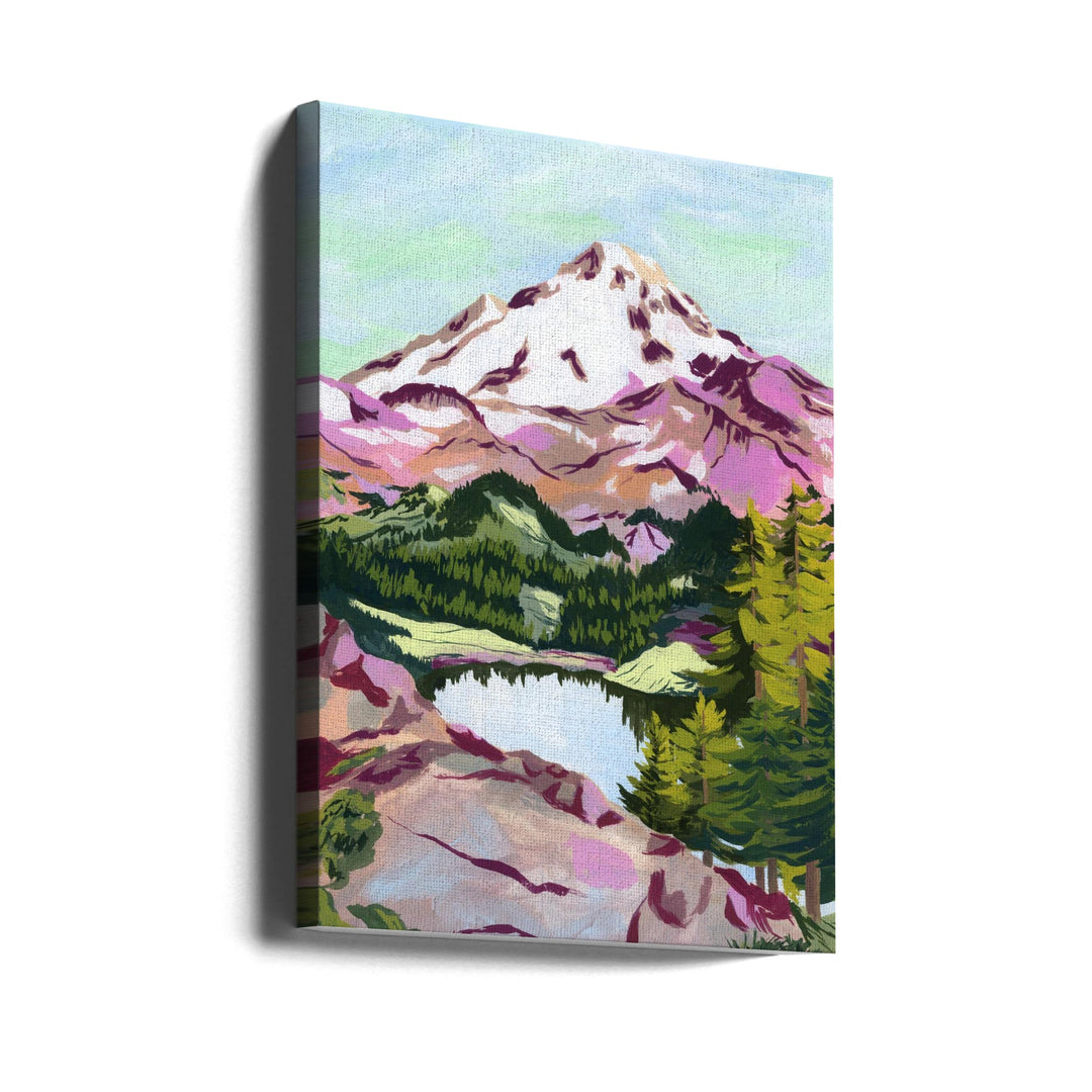 Chain Lakes - Stretched Canvas, Poster or Fine Art Print I Heart Wall Art